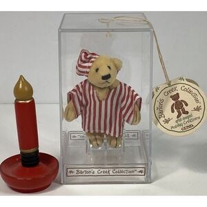 Barton's Creek Collection Bear Nick w/Candlestick 3" by Kelli Kilby Really Cute!